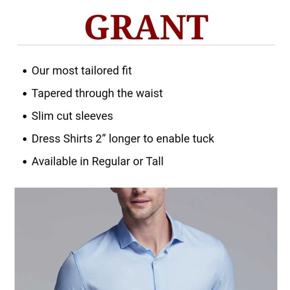 Men's Banana Republic (Grant Fit) Non-Iron Long Sleeve Button Up | M | LIKE NEW - Picture 6 of 6